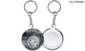 Button - Round 1-3/4" Key Holder - Printed black on white or colored stock paper