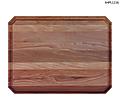Solid Wood Cutting Board 12" x 16" x 3/4" - imprinted by wood burning
