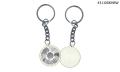 Button - Round 1" Key Holder - Printed black on white or colored stock paper