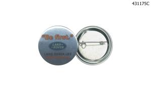 Button - Round 1-3/4" Pin Back - Printed digitally 4 color process